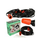 Sistem de irigare ideal pentru gazon gradina terasa din plastic, perdea de apa duze reglabile 15 m, Oem