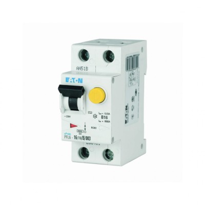 Siguranta intrerupator automat diferential 10A 1P+N C 6KA 30mA Eaton 286465 foto