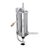 Cumpara ieftin Masina de Umplut Carnati Inox Vertical PRO, 3 kg, 5 palnii incluse, Micul Fermier GF-0821