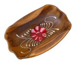 CENTRU DE MASA VINTAGE DIN CERAMICA, LUCRAT SI DECORAT MANUAL