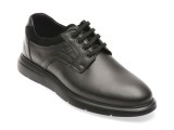 Pantofi OTTER negri, 3051, din piele naturala