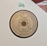 804 Belgia Belgium 25 Centimes - L&eacute;opold II (French text) 1908, KM#62