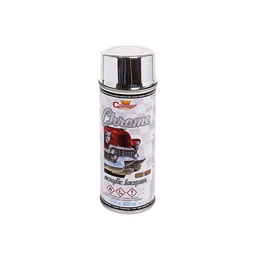 Spray Vopsea Profesional Champion 400ml Crom Argintiu
