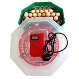 Cumpara ieftin Incubator Oua IPEE, 41 Oua Gaina/74 Prepelita, Termometru Digital, Intoarcere Automata, Control Temperatura, Petshop Pasari
