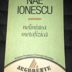 Nae Ionescu - Nelinistea metafizica