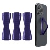 Set 3 Suporti elastici Kwmobile pentru telefoane, Mov, Plastic, KWM000008OB041C