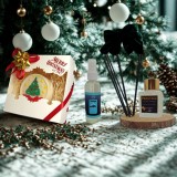 Cumpara ieftin Orange Christmas , Set Cadou de Craciun cu Lumanare din Ceara de Soia E i Parfum Velvet Orange