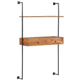 Cumpara ieftin Birou de perete, 90 x 40 x 170 cm, lemn masiv de acacia