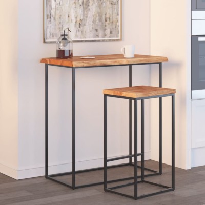 vidaXL Blat masă 70x60x2,5cm dreptunghiular lemn acacia contur natural 370619 foto