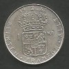 SUEDIA 1 KRONA / COROANA 1964 ARGINT 400 / 6.93 g [1] XF++ , liv in cartonas, Europa