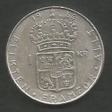 SUEDIA 1 KRONA / COROANA 1964 ARGINT 400 / 6.93 g [1] XF++ , liv in cartonas, Europa