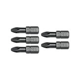 Cumpara ieftin Set 5 biti profesionali Yato 1 4 , 25mm, cap PZ2, HRC 58-62, realizat din otel forjat, cu acoperire anticoroziva