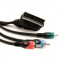 Cablu Scart-RGB/fara sunet, lungime 15 m