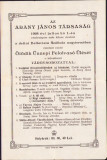 HST A886 Invitație 1928 Arany Janos Tarsasag Deta Timiș Banat
