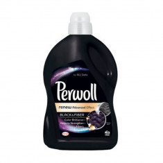 Detergent Lichid Rufe Negre PERWOLL Black & Fiber, 2.7 L pentru 45 Spalari, Detergent Lichid pentru Haine Negre, Solutii Curatare a Hainelor Negre, De