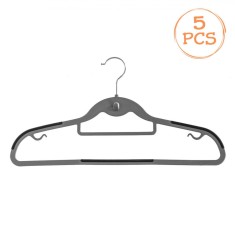 Umerașe Plastic Antiderapant, Gri, Set 5 Bucăți, 44.5cm