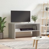 vidaXL Comodă TV, gri sonoma, 80x40x40 cm, lemn prelucrat