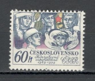 Cehoslovacia.1979 10 ani Constitutia Federativa XC.531