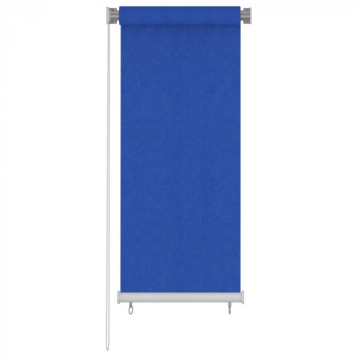 vidaXL Jaluzea rulou de exterior, albastru, 60x140 cm, HDPE