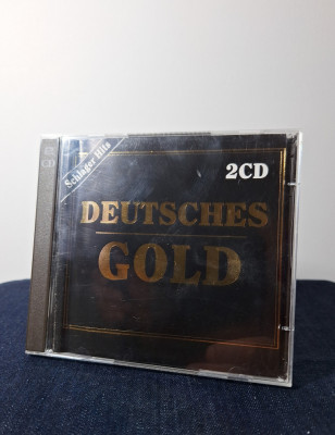 2 CD Audio - Deutsches Gold - Schlager Hits 32 melodii nemtesti, anul 1995 foto