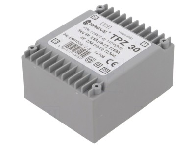Transformator PCB 30VA 6V, IP00 foto