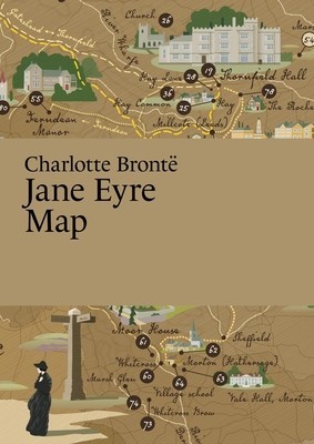 Charlotte Bronte: Jane Eyre Map foto