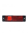 Lampa gabarit Led W45, 12V-24V, pozitie WAS Rosu