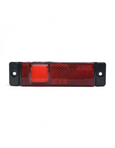 Lampa gabarit Led W45, 12V-24V, pozitie WAS Rosu