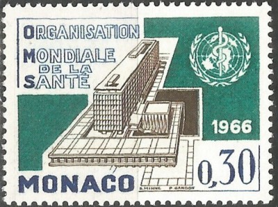 C1403 - Monaco 1966 - Yv.703 (1/2) neuzat,perfecta stare foto
