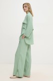 Answear Lab compleu femei, culoarea verde