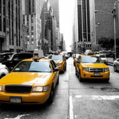 Tablou canvas City75 Taxi New York, 45 x 30 cm