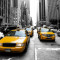 Tablou canvas City75 Taxi New York, 105 x 70 cm
