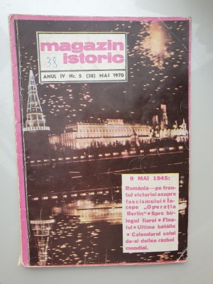 MAGAZIN ISTORIC - MAI 1970, 100 pag, stare f buna foto