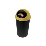 Cos gunoi, 45 litri, Big Hoop galben