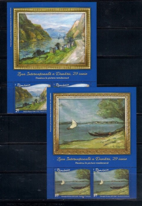 ROMANIA 2019 - ZIUA DUNARII, JUMATATI DE MINICOALA, MNH - LP 2245