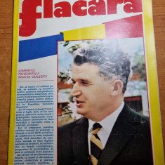 flacara 30 martie 1974-ceausescu ales primul presedinte,formatia rock mondial