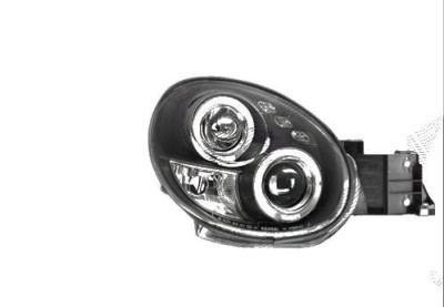 Set faruri tuning Subaru Impreza (GD/GG) 01.2001-12.2002 BestAutoVest partea Dreapta+Stanga tip bec H1+H1, culoare transparent negru foto