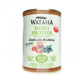 Conserva Wataha MONO PROTEIN Puppy, 94, 3% Carne, Cu Miel, Afine Si Sfecla, 400g