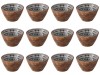 Set boluri, 12 piese, 480 ml, Lemn, Alb
