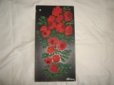 Cumpara ieftin Tablou Trandafiri pe Placaj, 47x24 cm, Reproducere Florian, Arta Decorativa, Nou, Pret Negociabil