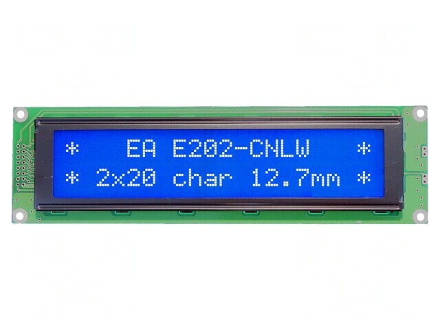 Afișaj LCD Alfanumeric 20x2 Albastru 190x54mm