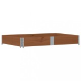 Cumpara ieftin Jardiniera de gradina, maro, 150x100 cm, lemn masiv de pin