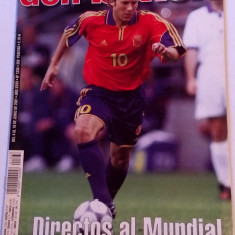 Revista fotbal - "DON BALON" (04.06.-10.06.2001) poster jucatorul JAVI MORENO