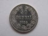 50 PENNIA 1893 FINLANDA-argint, Europa