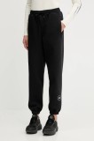 adidas by Stella McCartney pantaloni de trening culoarea negru, cu imprimeu, IW6320