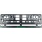 Set 2 bucati, suport numar inmatriculare Carbon, Skoda II