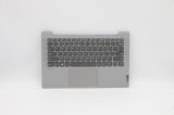 Carcasa superioara cu tastatura palmrest Laptop, Lenovo, IdeaPad 5-14ITL05 Type 82FE, 5CB1A13880, AP2UZ000530, AM2UZ000900, argintie, layout US
