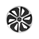 Set 4 capace roti Roco Gri-Negru R14 pentru gama auto Lexus, Autohelix MSA