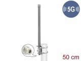 Antena exterior 5G 3.3 - 3.8 GHz N jack 8 dBi 50cm omnidirectional, Delock 90417