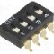 Intrerupator DIP, 2 pozitii, montare SMT, 4 sectiuni, OMRON OCB - A6S-4101-H